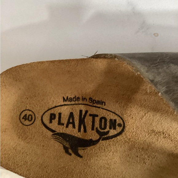 Plakton leather sandal, made in Spain size 40 - Picture 4 of 5